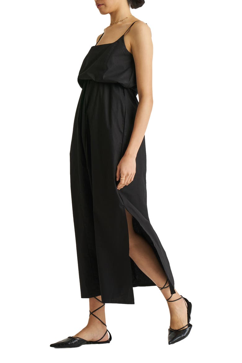 Strappy Maxi Dress, Alternate, color, Black