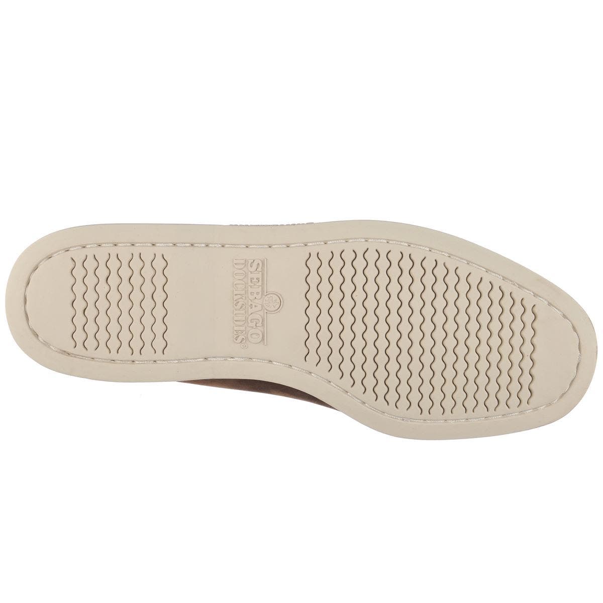 Sebago Docksides Portland Nubuck Boat Shoes, Alternate, color, Brown Dk-Yellow Gold