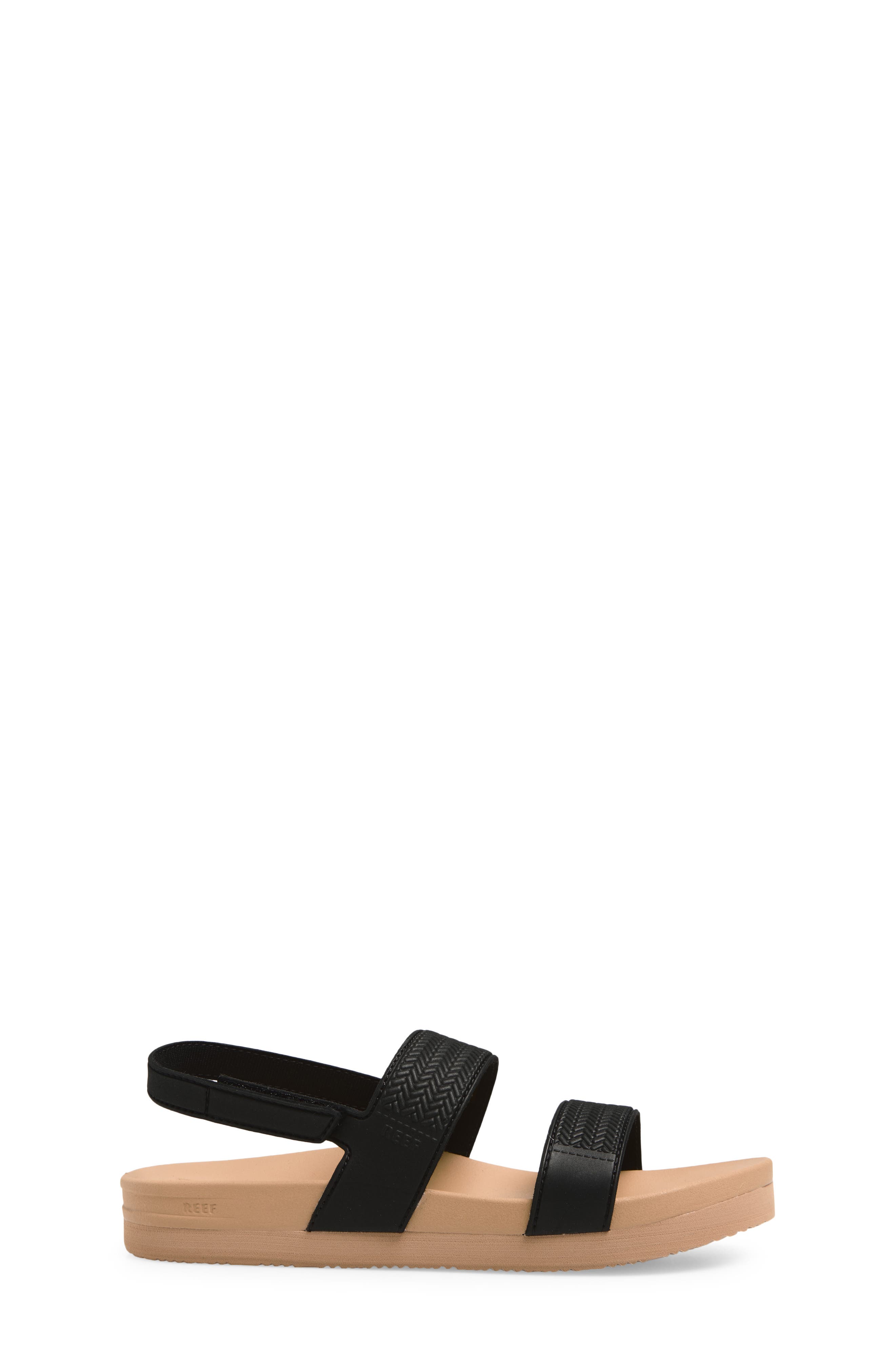 Reef Kids' Water Vista Slingback Sandal, Alternate, color, Black/ Tan