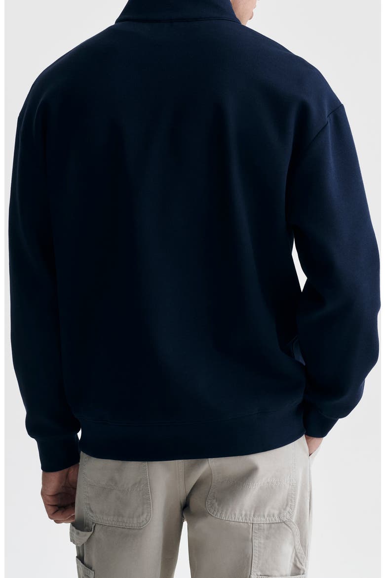 Half Zip Sweatshirt, Alternate, color, BLACK IRIS