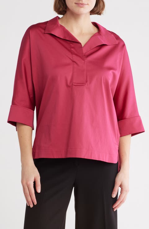 Avereye Batwing Popover Blouse