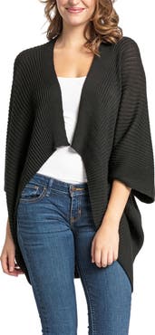 SAVE THE OCEAN Ribbed Recycled Knit Topper