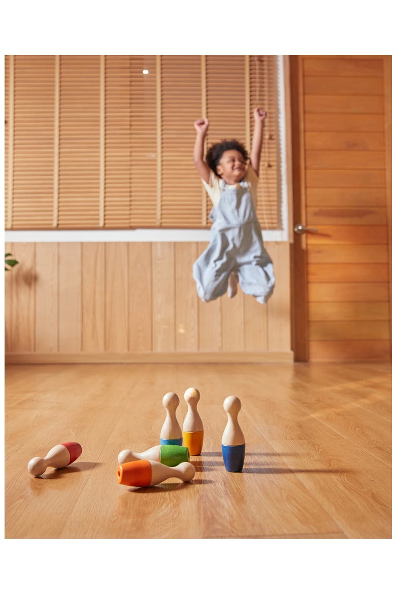 Bowling Wooden Playset, Alternate, color, ASSORTED