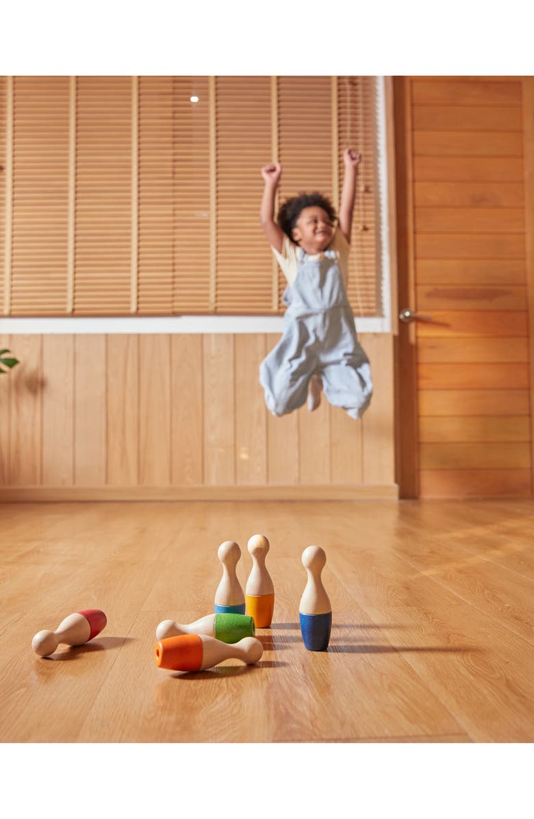 PlanToys<sup>®</sup> Bowling Wooden Playset, Alternate, color, Assorted