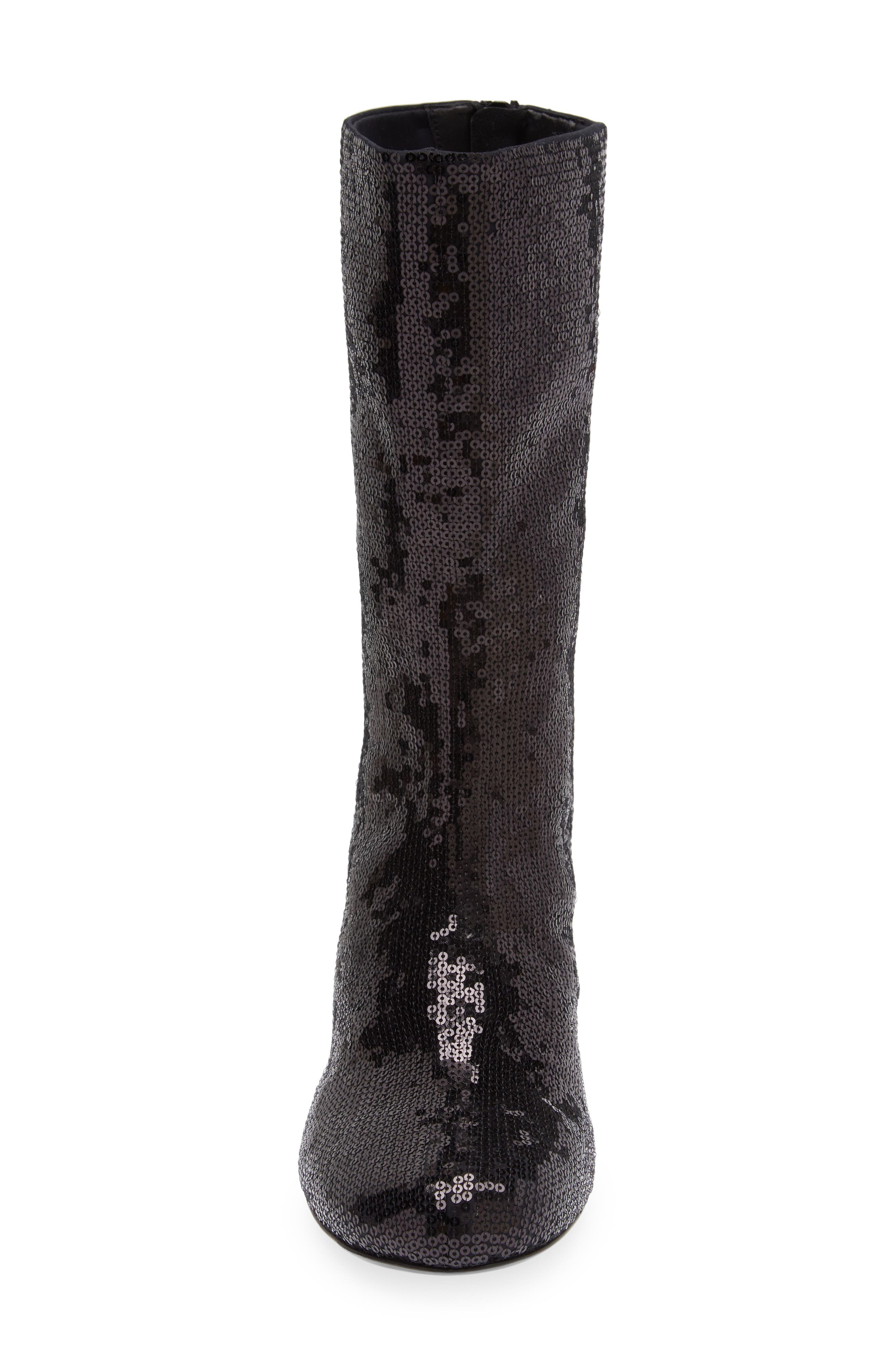 McQueen Shard Wedge Sock Boot, Alternate, color, 