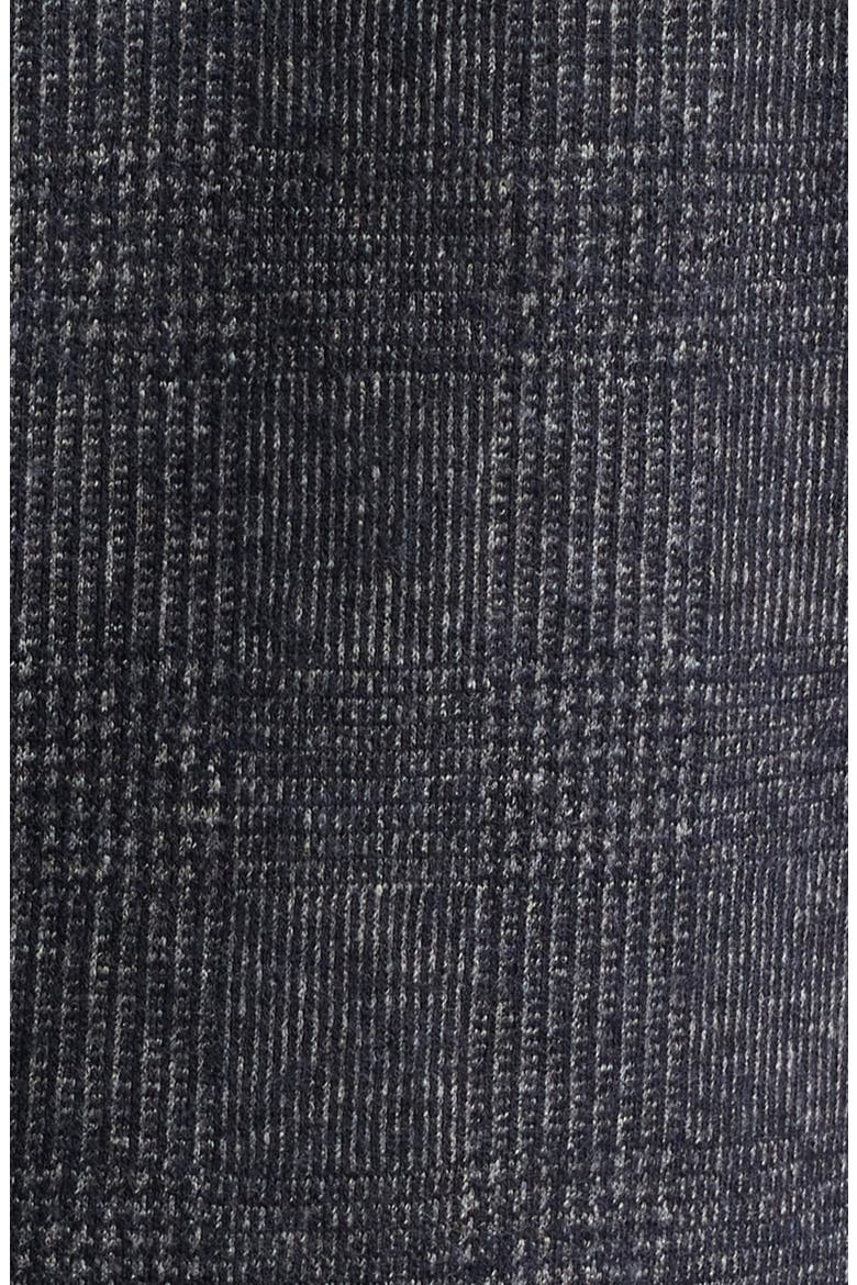 Slayton Charcoal Grey Glen Check Knit Cotton & Wool Blend Sport Coat, Alternate, color, CHARCOAL