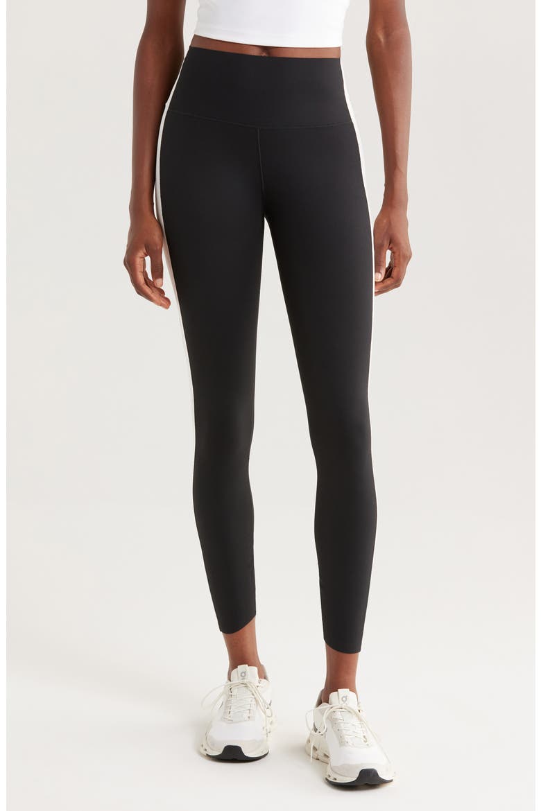 ReviveForm Color Block 7/8 Leggings, Main, color, BLACK
