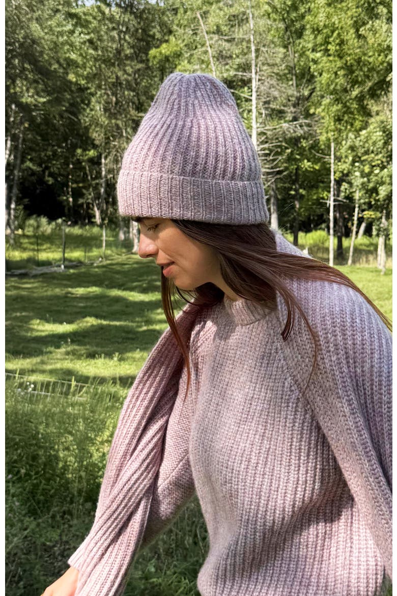 Julia Rib Beanie, Alternate, color, heather