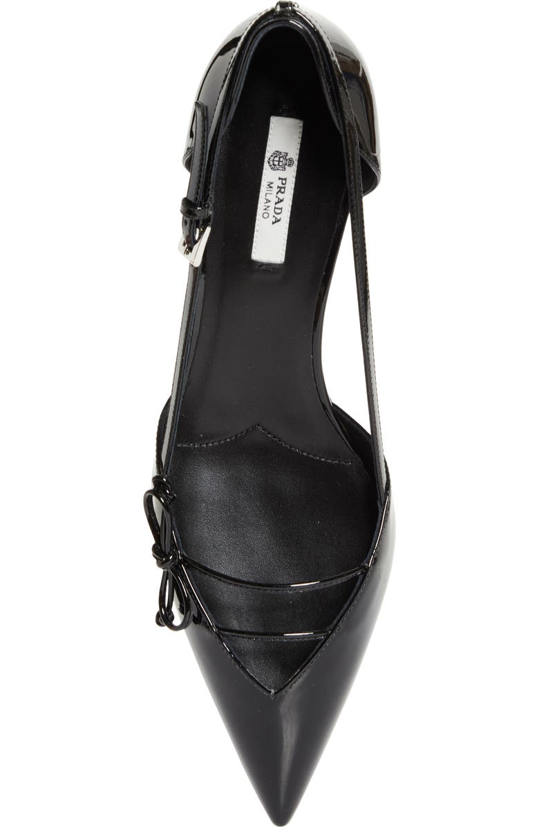 Prada Pointed Toe Pump, Alternate, color, Nero