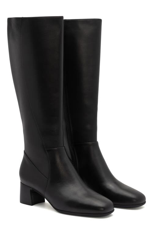 Abeo Avenue Tall In Black Nappa - Regular