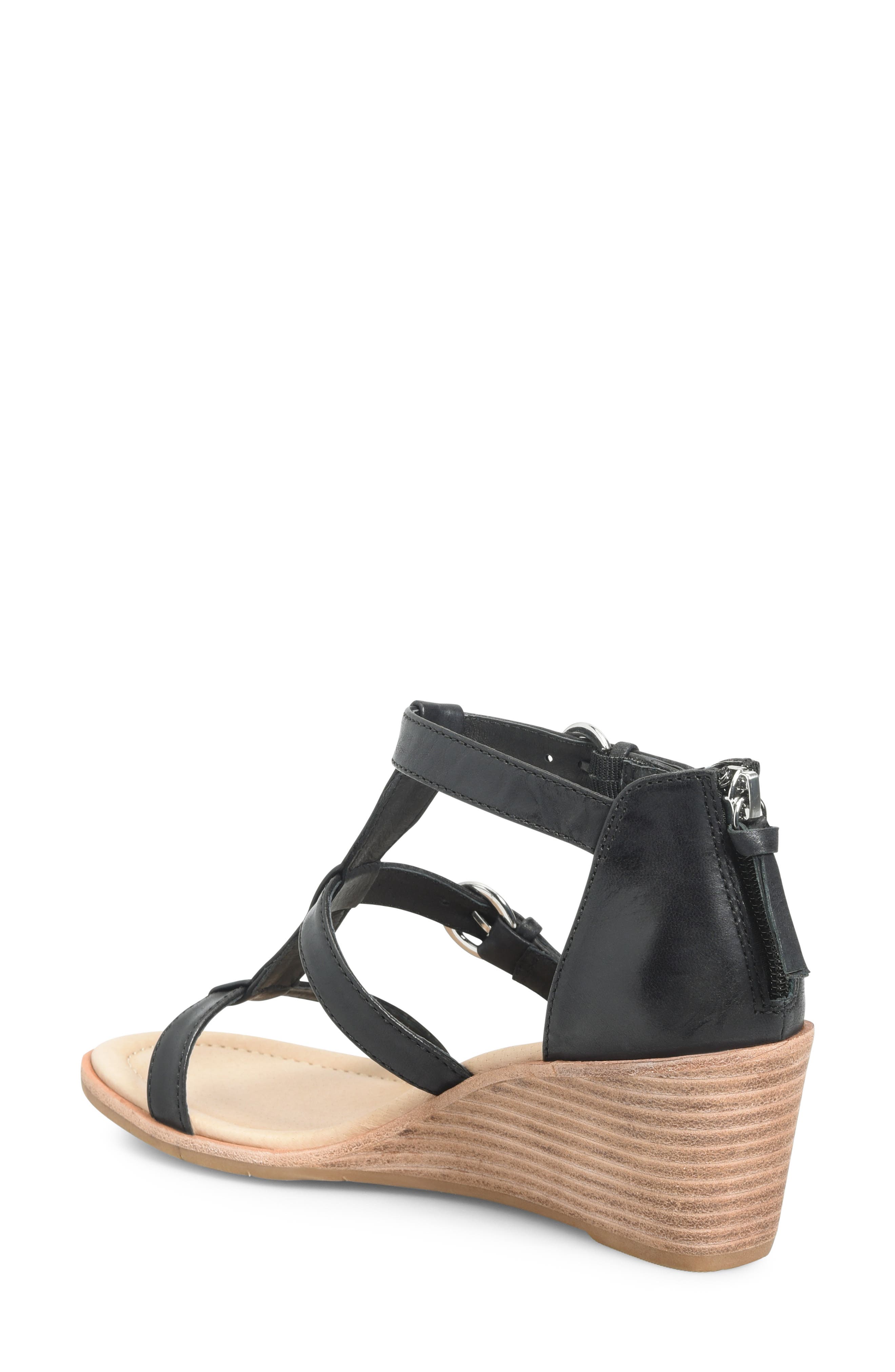 Söfft Gaige Wedge Sandal, Alternate, color, 