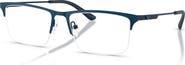 Emporio Armani 55mm Rectangle optical glasses