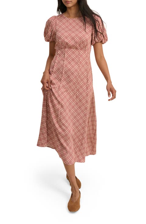 Quinn Puff Sleeve Midi Dress