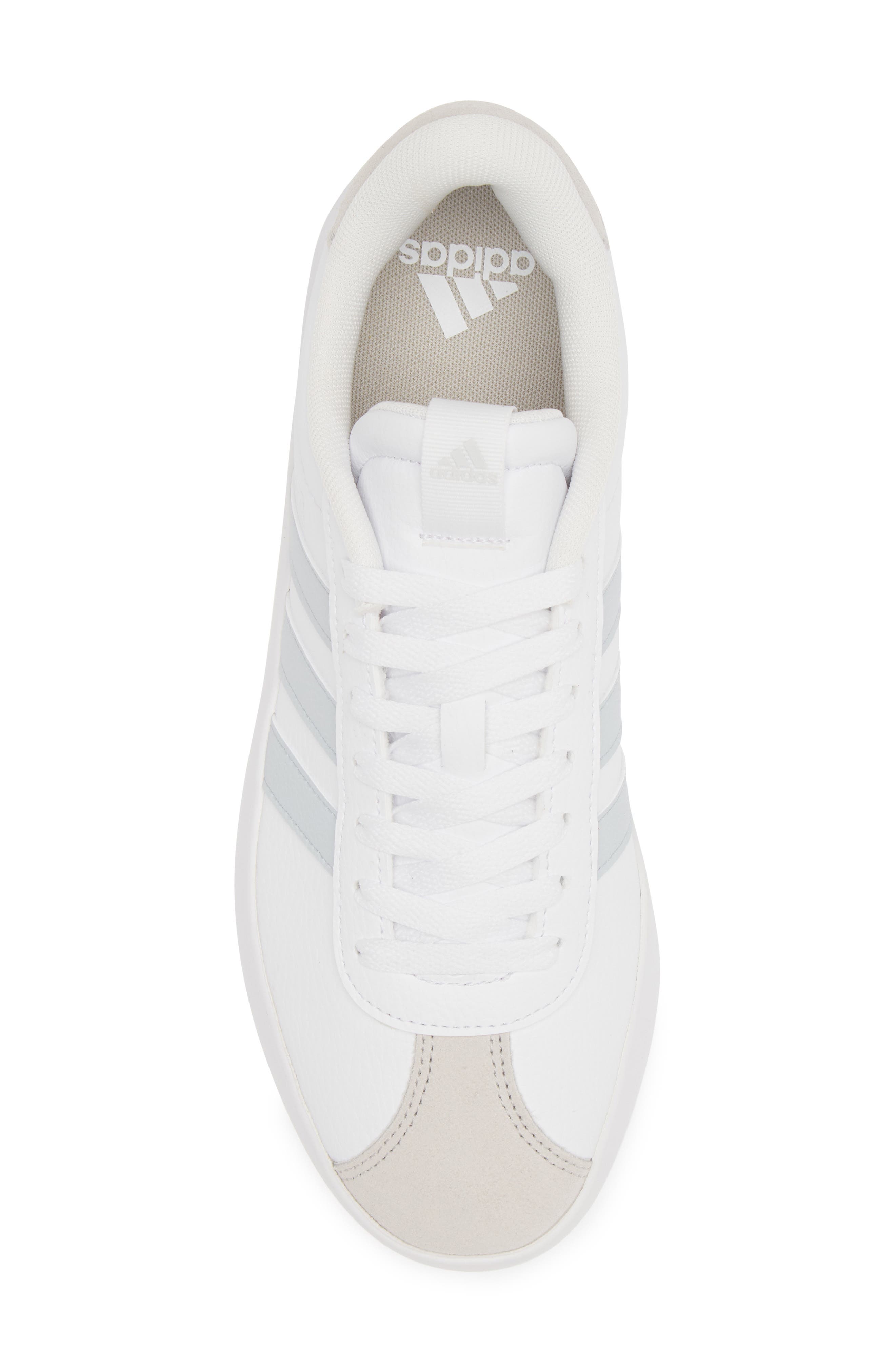 adidas Vl Court 3.0 Low Top Sneaker, Alternate, color, White/Blue/Grey One