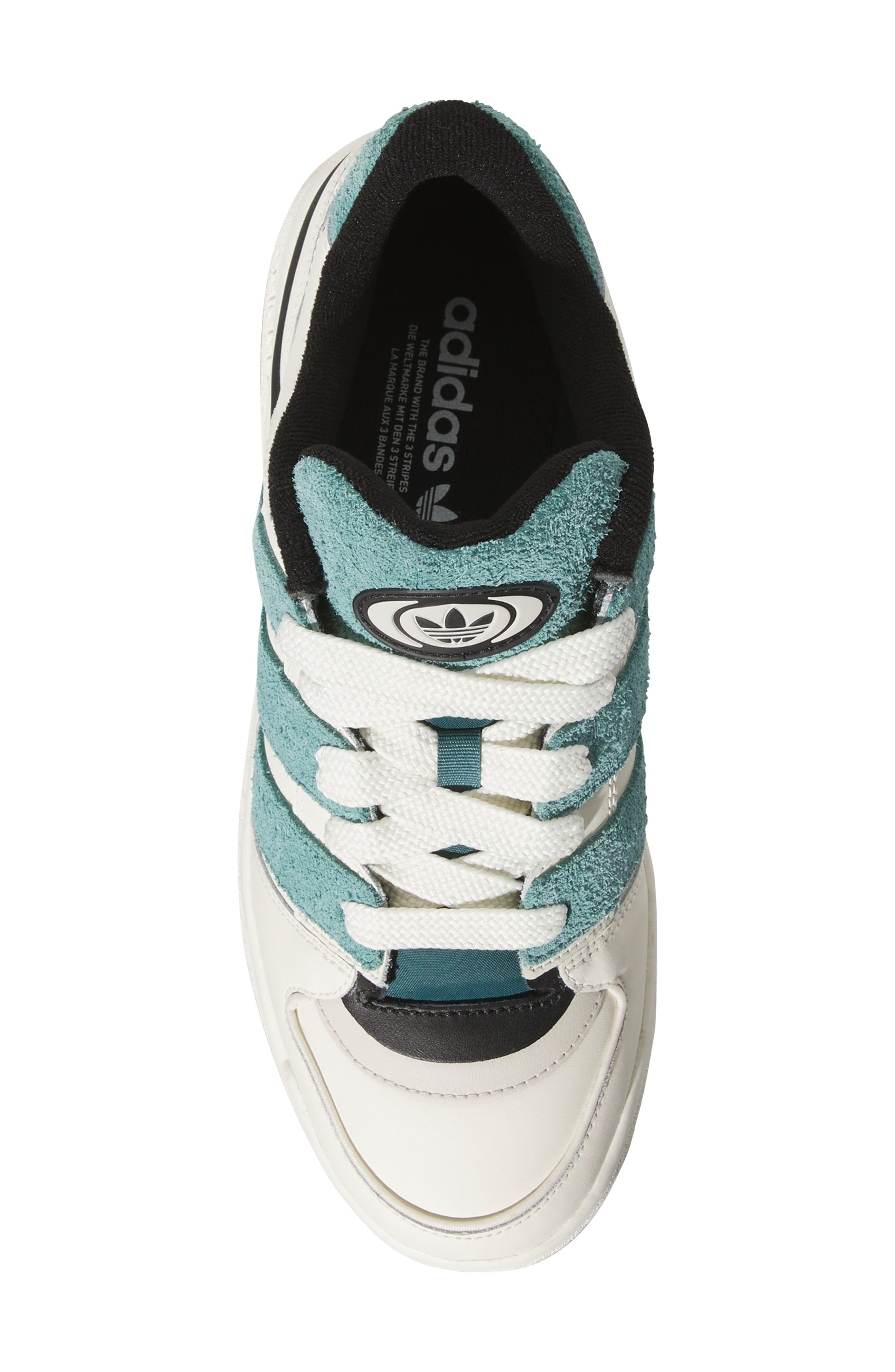 adidas Gender Inclusive Forum 2000 Basketball Sneaker, Alternate, color, Off White/Preloved Teal/Black