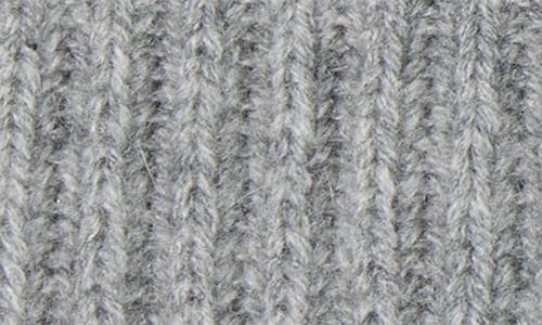 Hickey Freeman Cashmere Cardigan Stitch Beanie In Gray