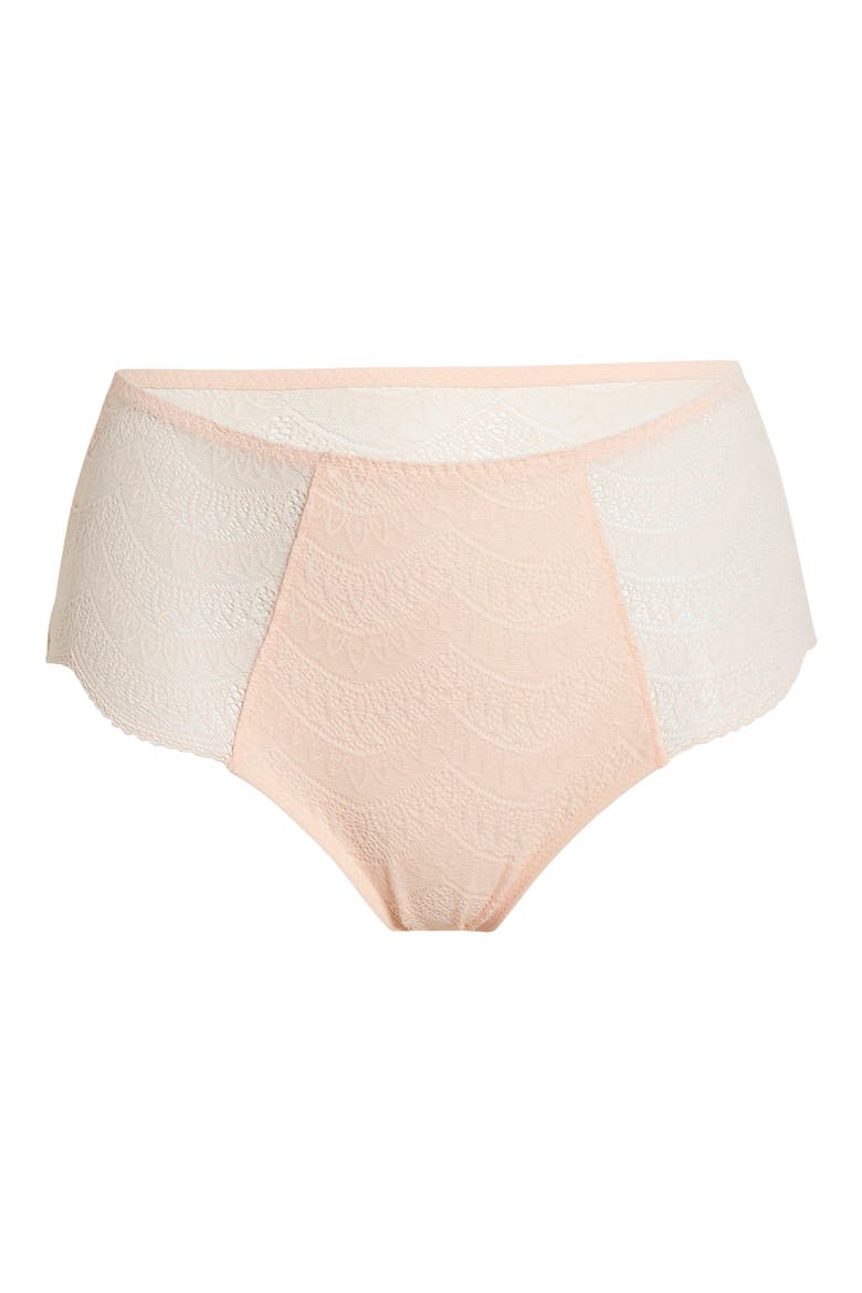 Karma High Waist Briefs, Alternate, color, PETAL POWDER