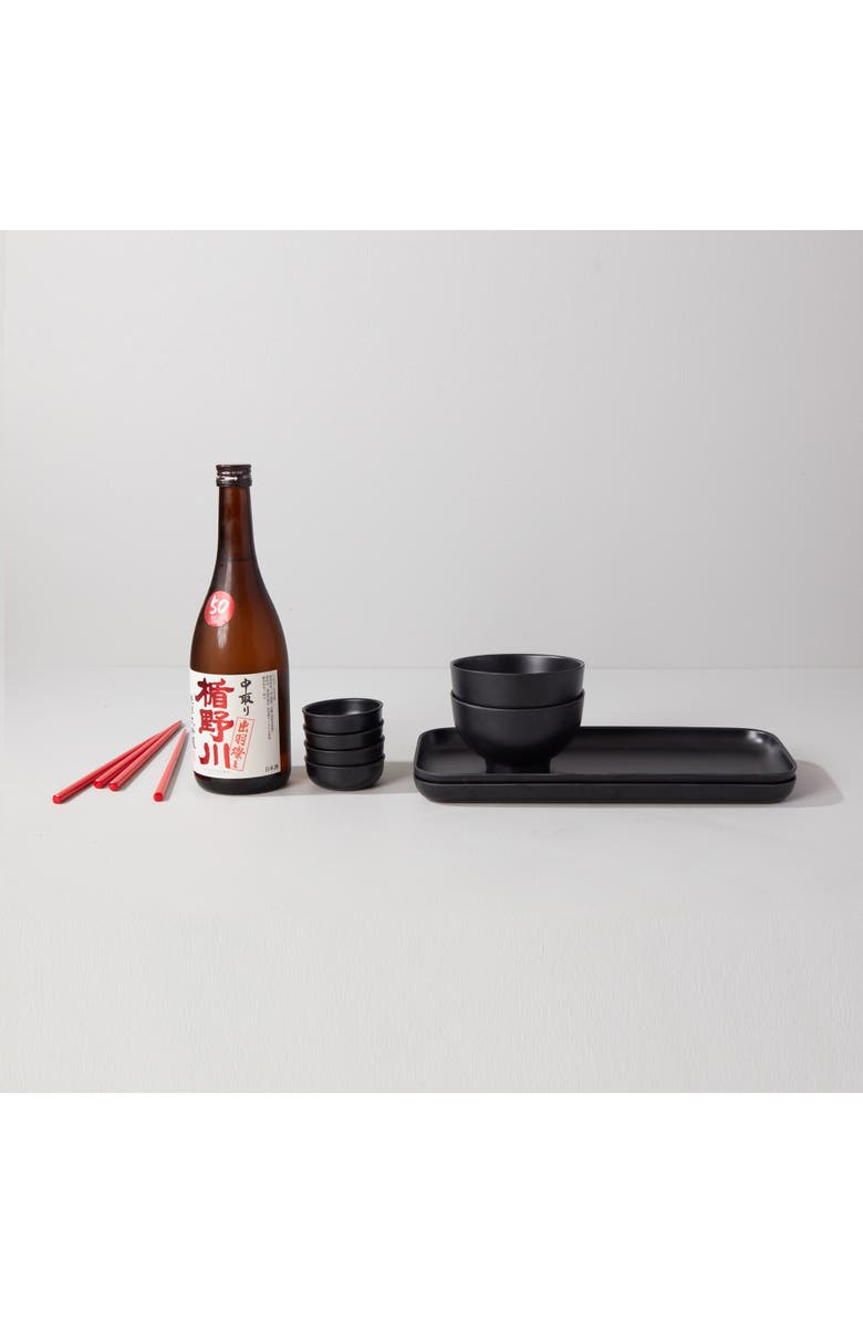 EKOBO Sushi Set for 2, Alternate, color, Black