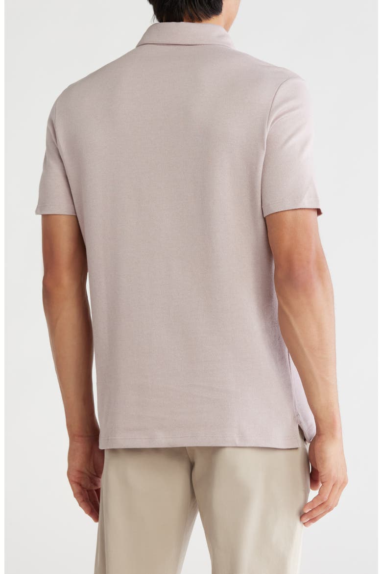 Garrow Regular Fit Cotton Blend Polo, Alternate, color, ROSE TINT