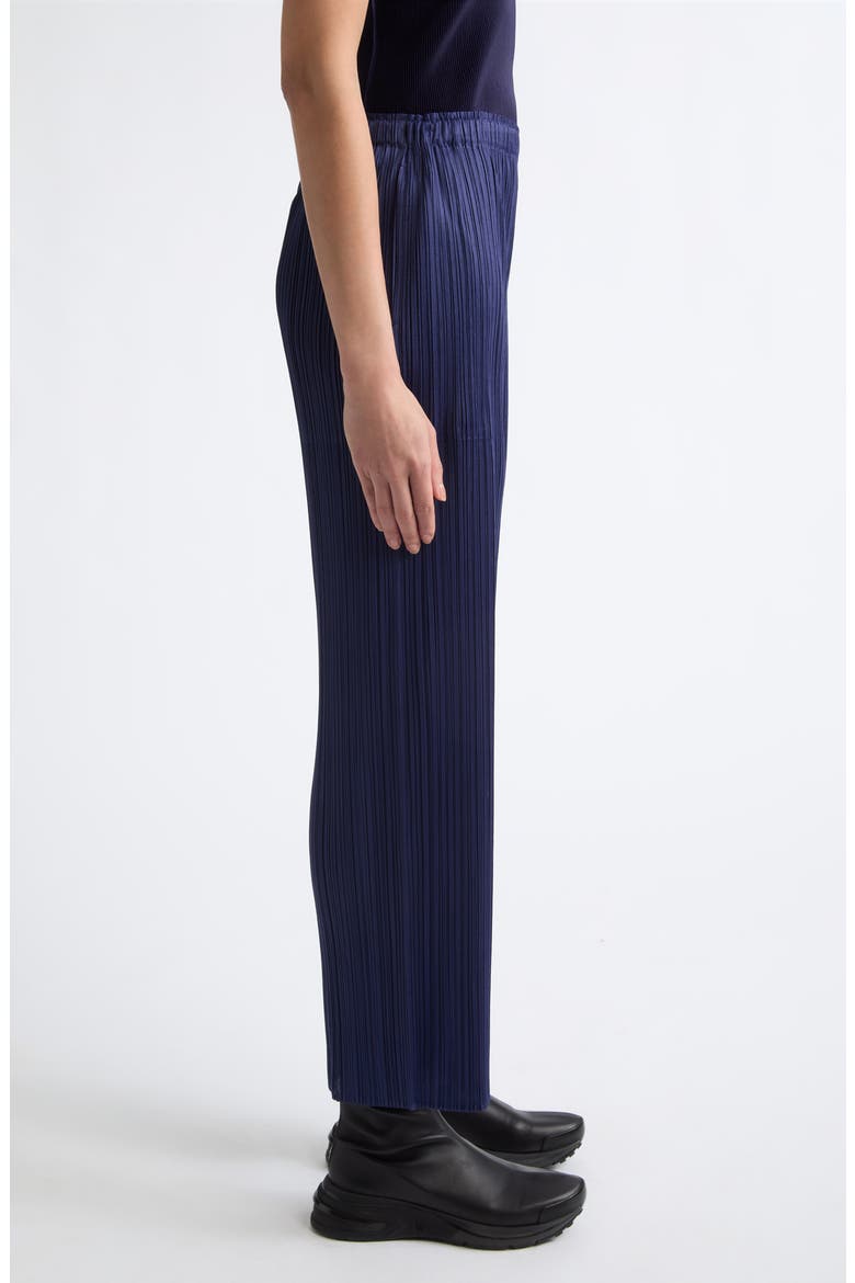 Monthly Colors September Pleated Pants, Alternate, color, NAVY BLUE