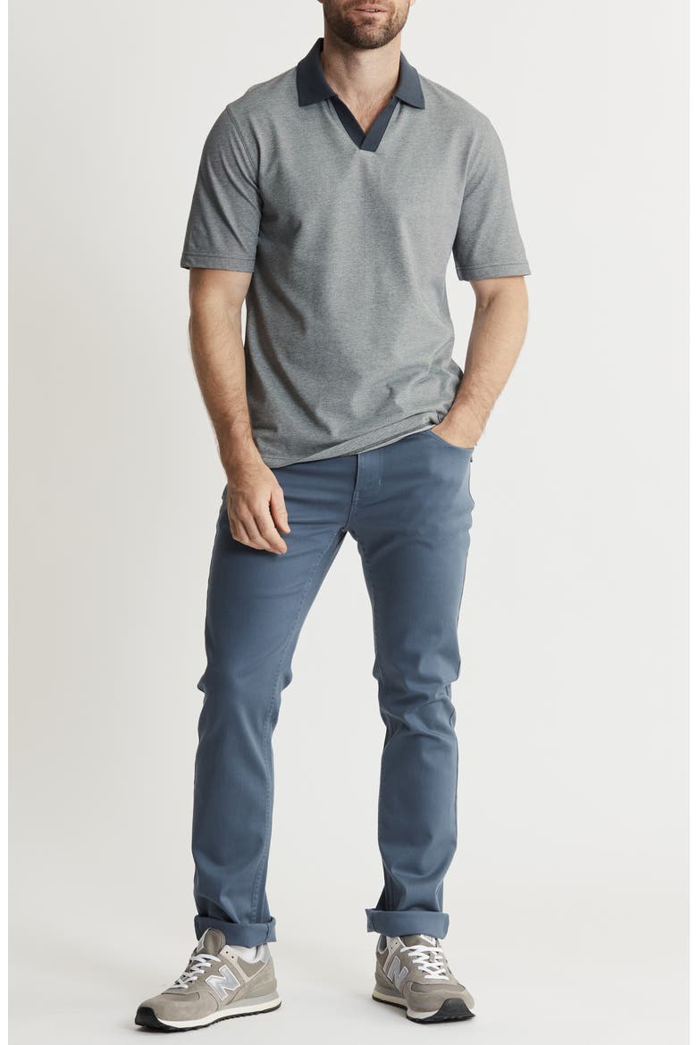 South Hampton Johnny Collar Polo, Alternate, color, CHARCOAL