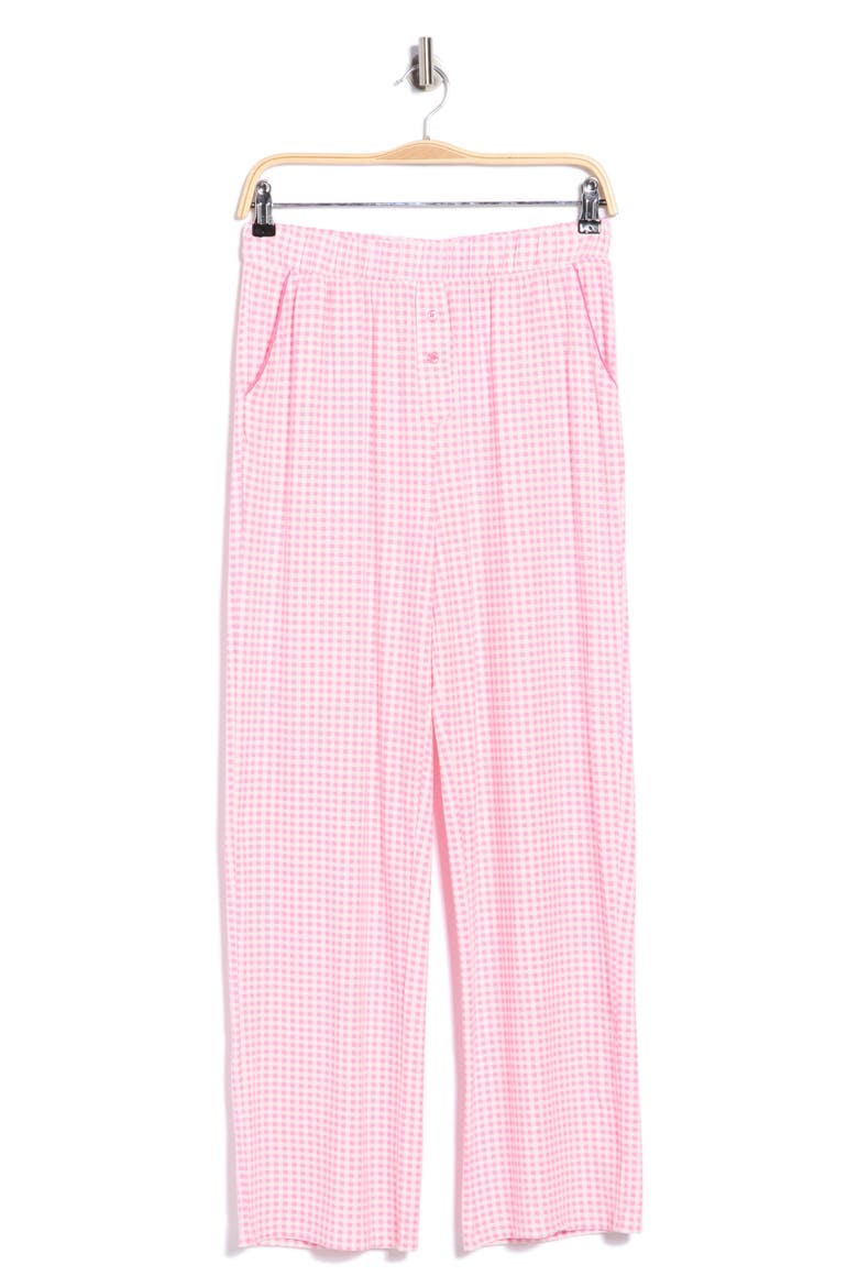 Pajama Pants, Alternate, color, SM FRENCH PLAID SACHET PINK