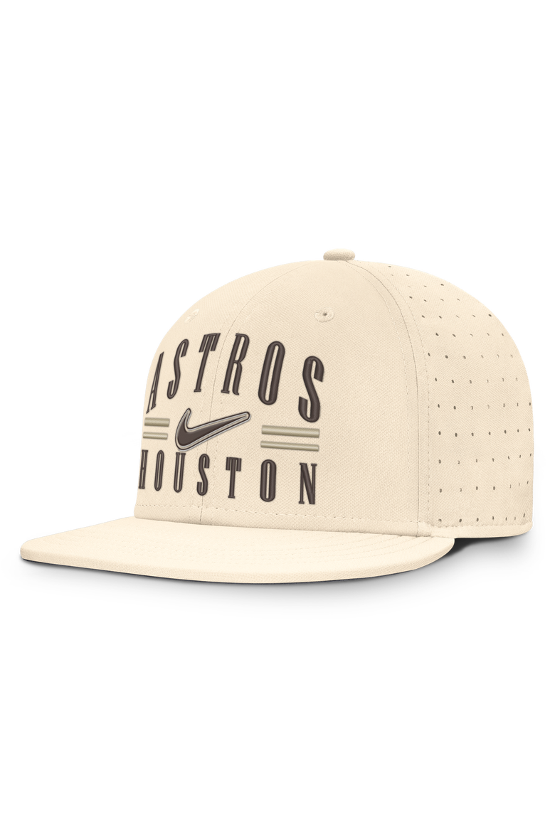 Men's Nike Natural Houston Astros True Dri-FIT AeroBill Fitted Hat, Main, color, Natural