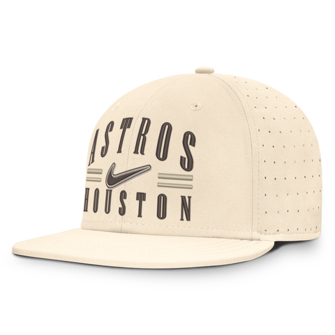Men's Nike Natural Houston Astros True Dri-FIT AeroBill Fitted Hat