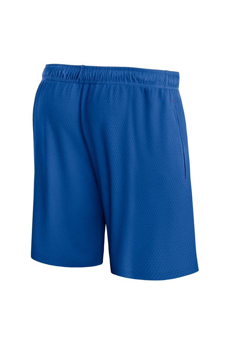 Men's Fanatics Branded Blue Detroit Pistons Post Up Mesh Shorts, Alternate, color, Blue