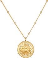 Satya Jewelry Blessed Beginnings Lotus Necklace
