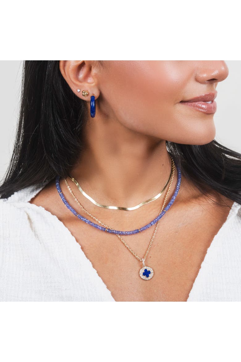 Tanzanite Bead Necklace, Alternate, color, Tanzanite