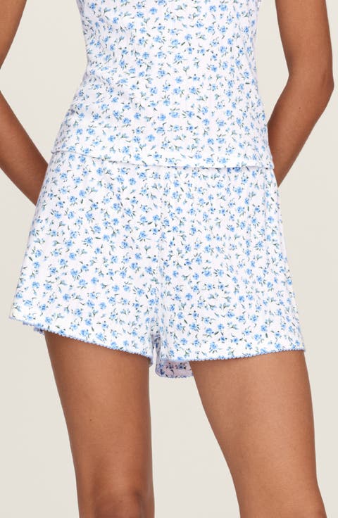 Pima Cotton Pointelle Shorts