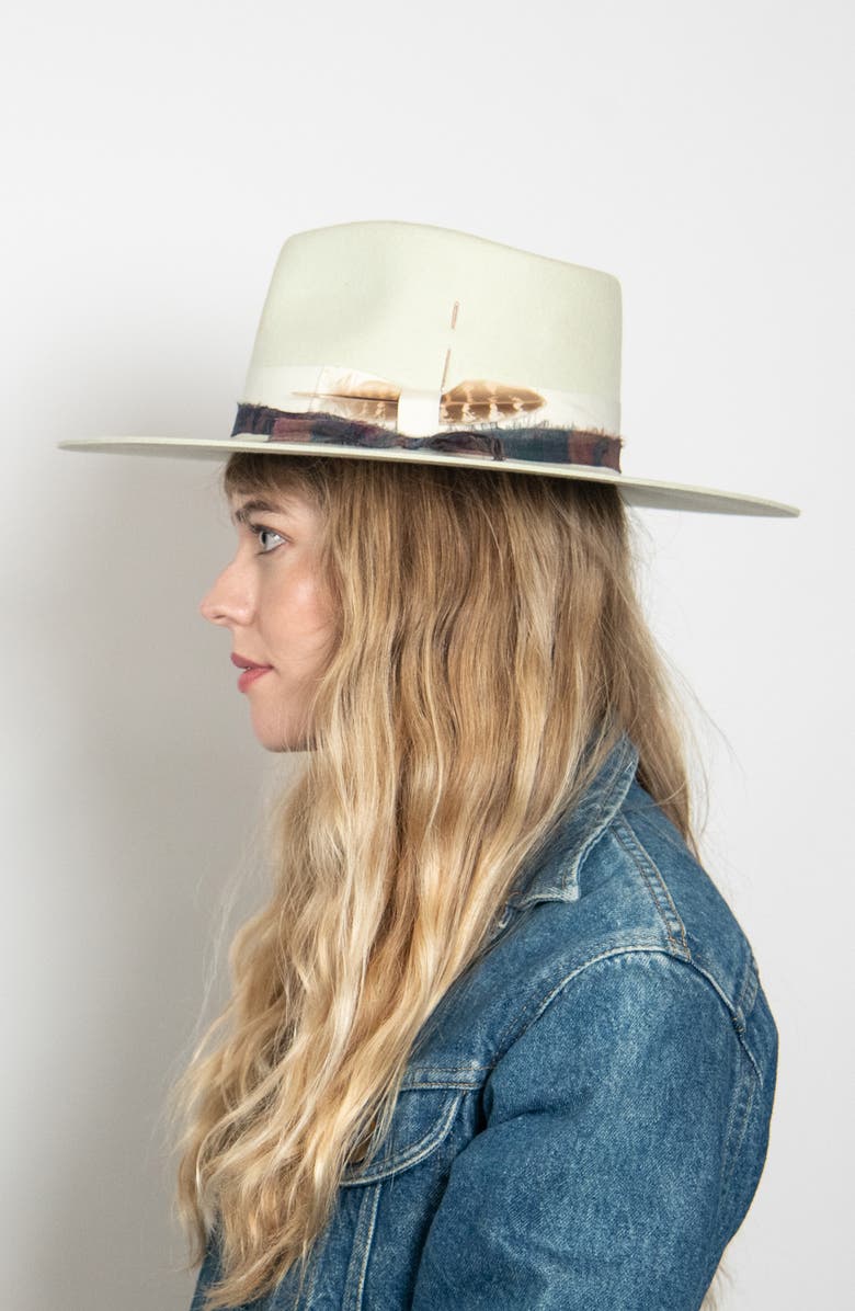 Wyeth Cashmere Wool Rancher Hat, Alternate, color, Bok Choy
