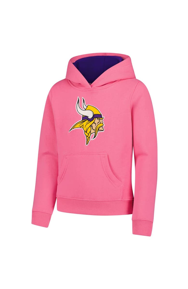 Outerstuff Youth Girl's Outerstuff Pink Minnesota Vikings Prime Hoodie, Alternate, color, 