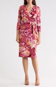 Renee C Jersey Wrap Dress