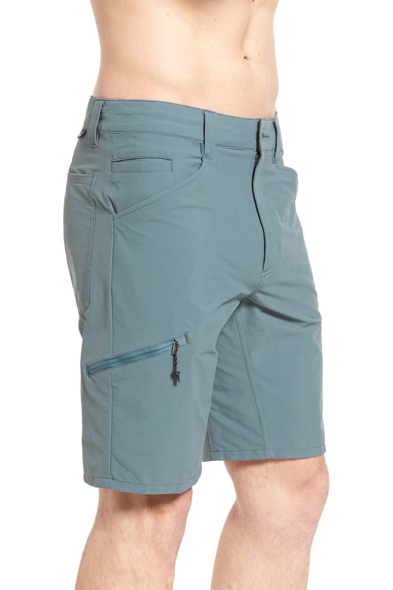 Quandary Water Repellent Stretch Hiking Shorts, Alternate, color, NOUVEAU GREEN