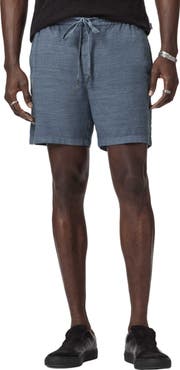 John Varvatos Daryl Linen Blend Drawstring Shorts