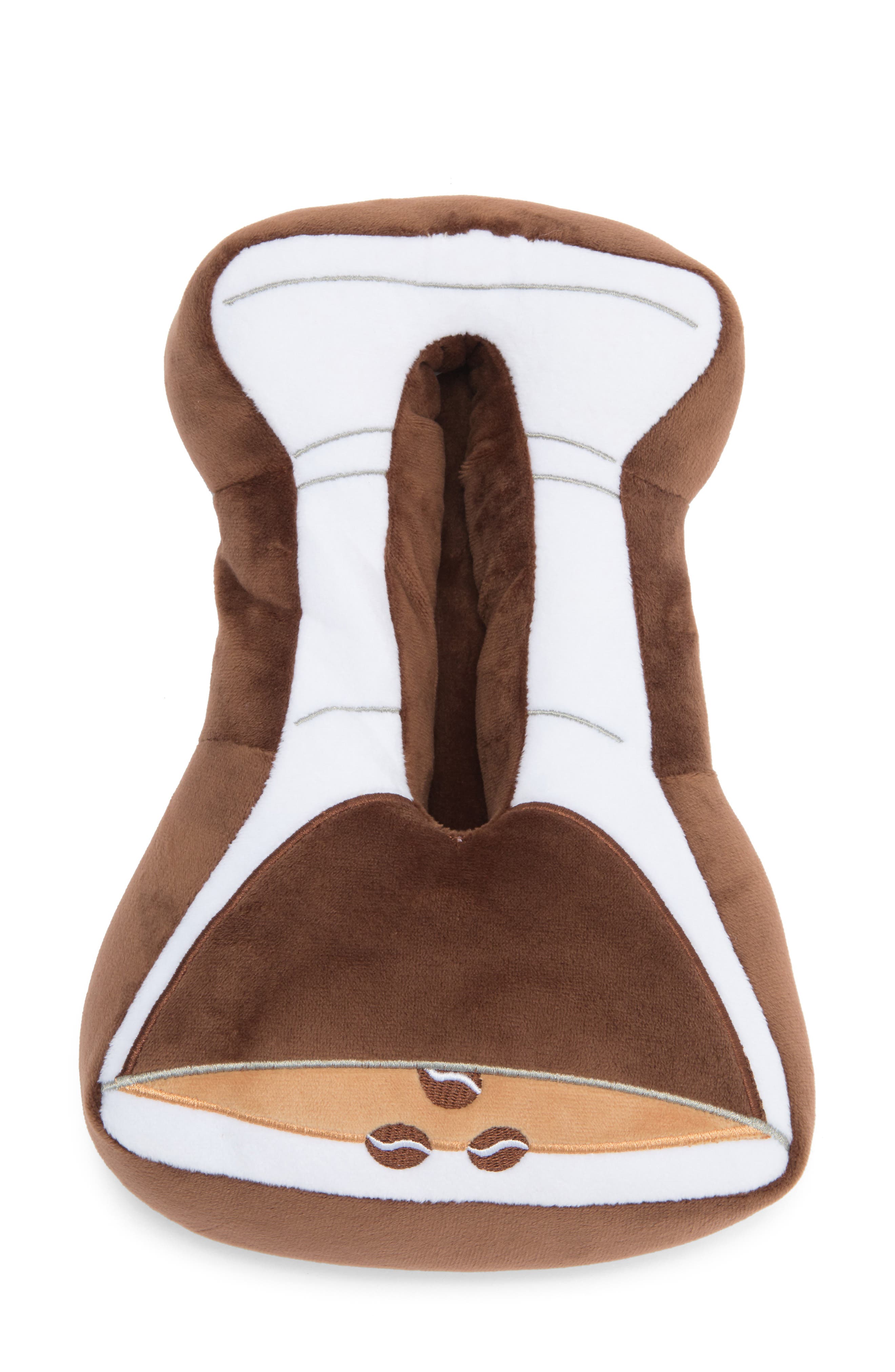 LUXE CLUB Espresso Martini Slippers, Alternate, color, Brown