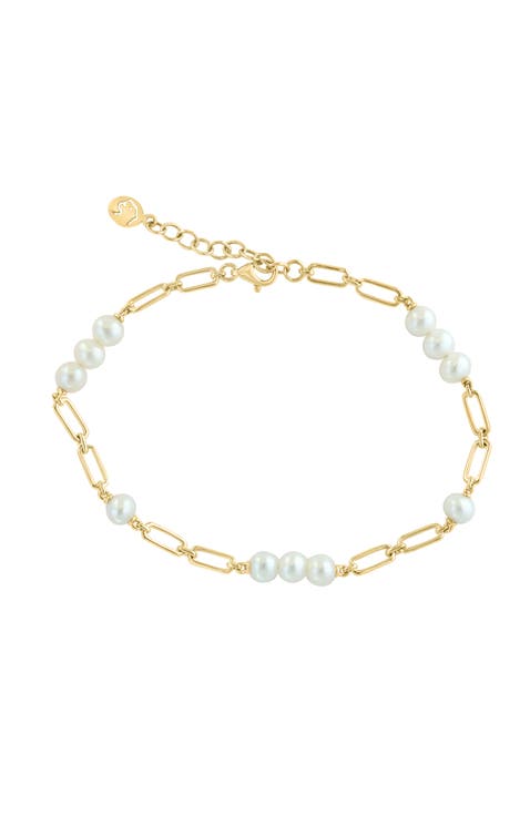 14K ,Fresh Water Pearl Bracelet