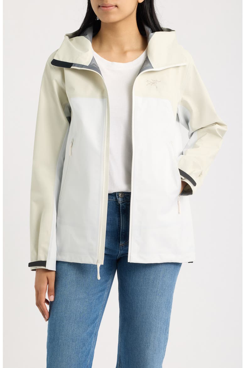 Beta Gore-Tex Waterproof Jacket, Main, color, SEA SALT / ARCTIC SILK