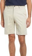Berle Charleston Khaki Flat Front Stretch Poplin Shorts