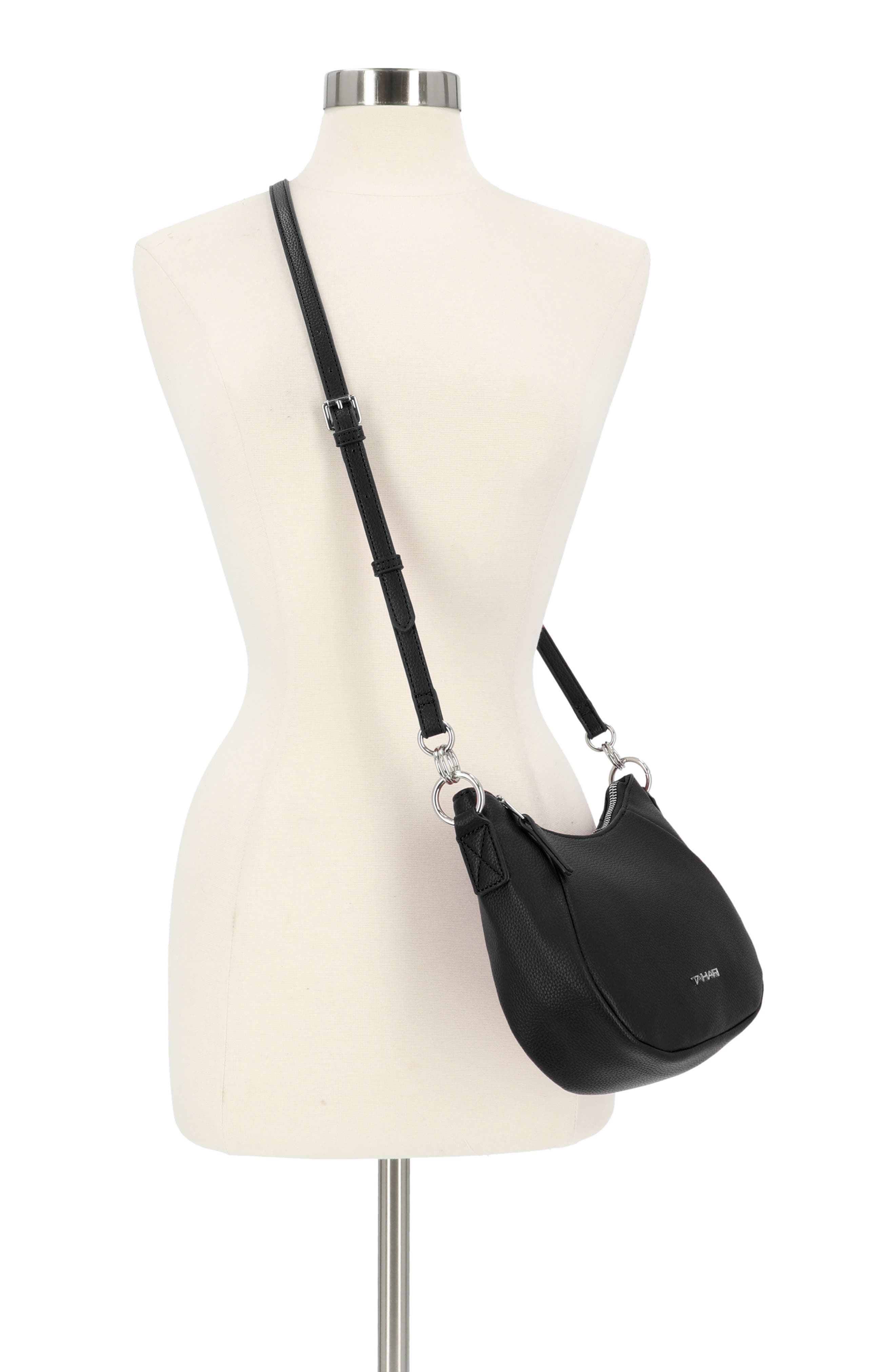 Tahari Burke Faux Leather Crossbody Bag, Alternate, color, 