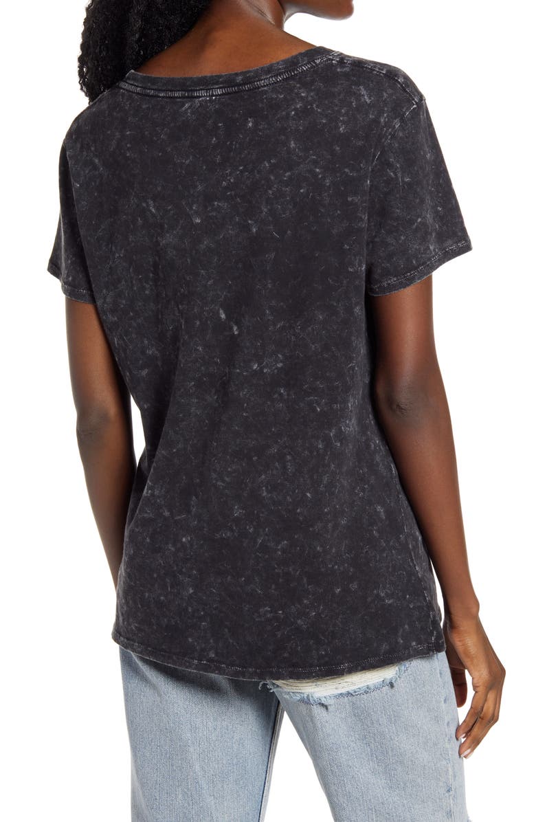 Sub_Urban Riot Keep it Positive Mineral Wash Graphic Tee, Alternate, color, 