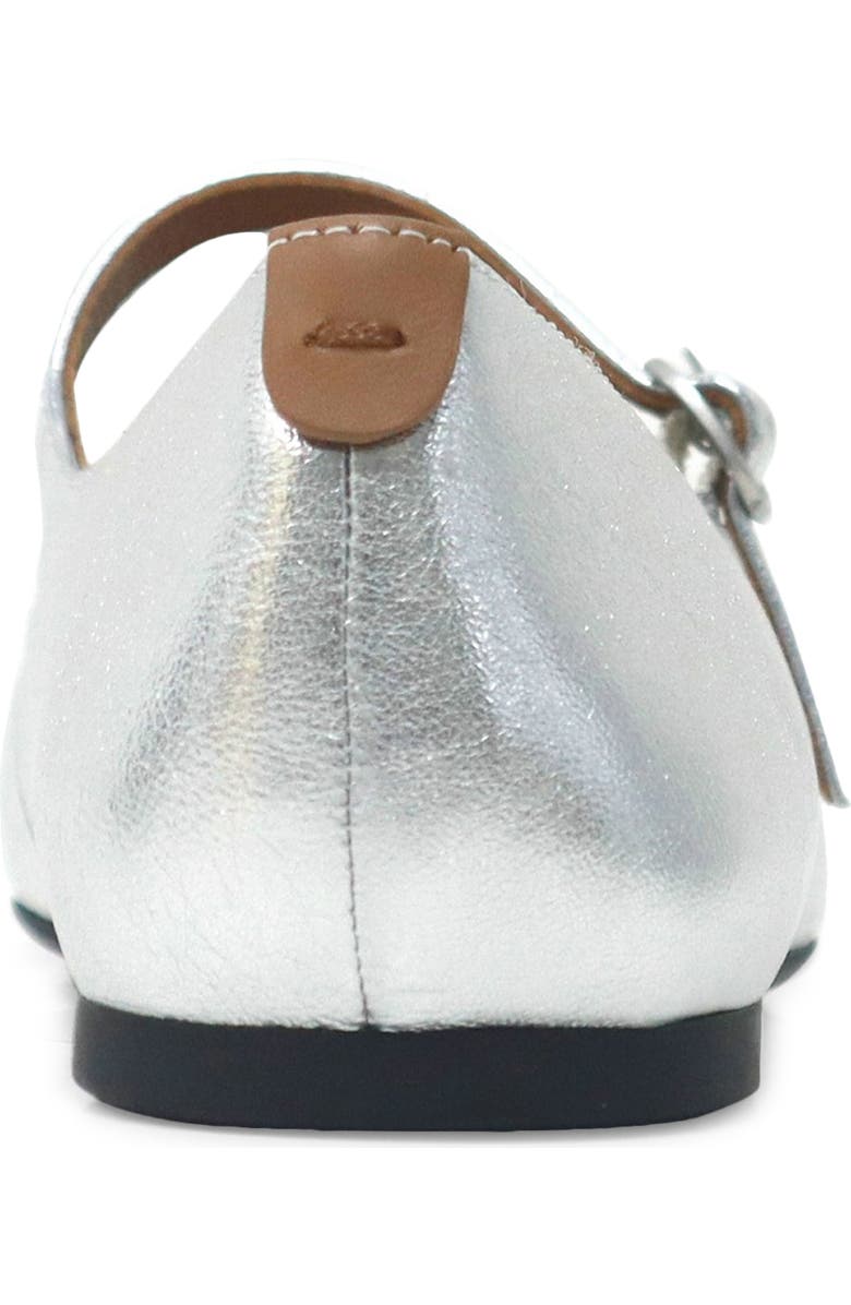 Gentle Souls Wynona Mary Jane Flat, Alternate, color, Silver Leather