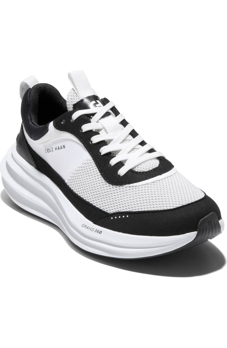 Cole Haan ØriginalGrand Quadstreak Running Shoe, Main, color, Optic White / Black