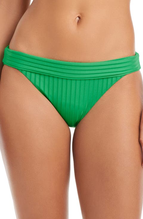 Banded Rib Hipster Bikini Bottoms