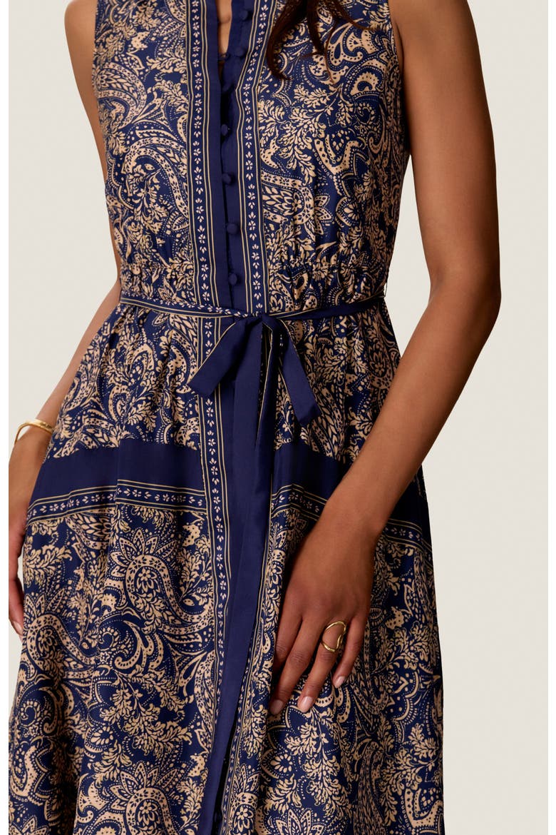 Wren Scarf Dress, Alternate, color, Maritime Multi