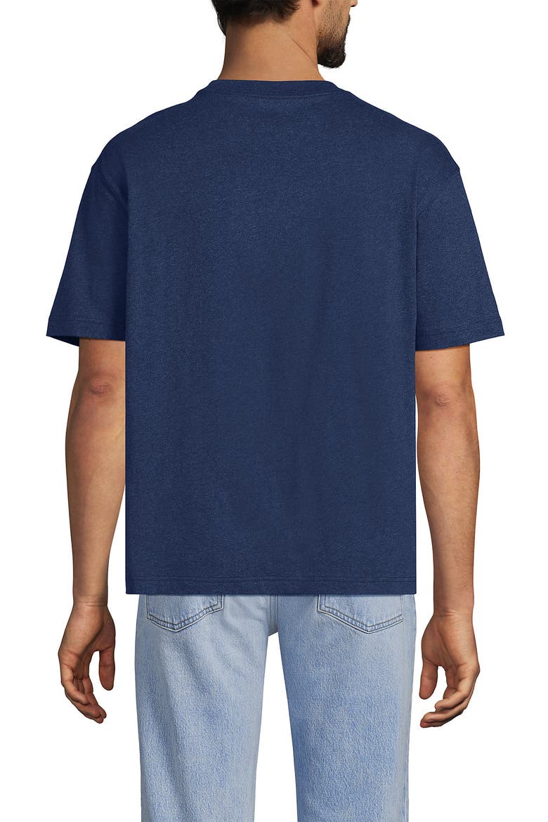Short Sleeve Super-T Crew Relaxed Fit Tee, Alternate, color, Nautical Blue Heather