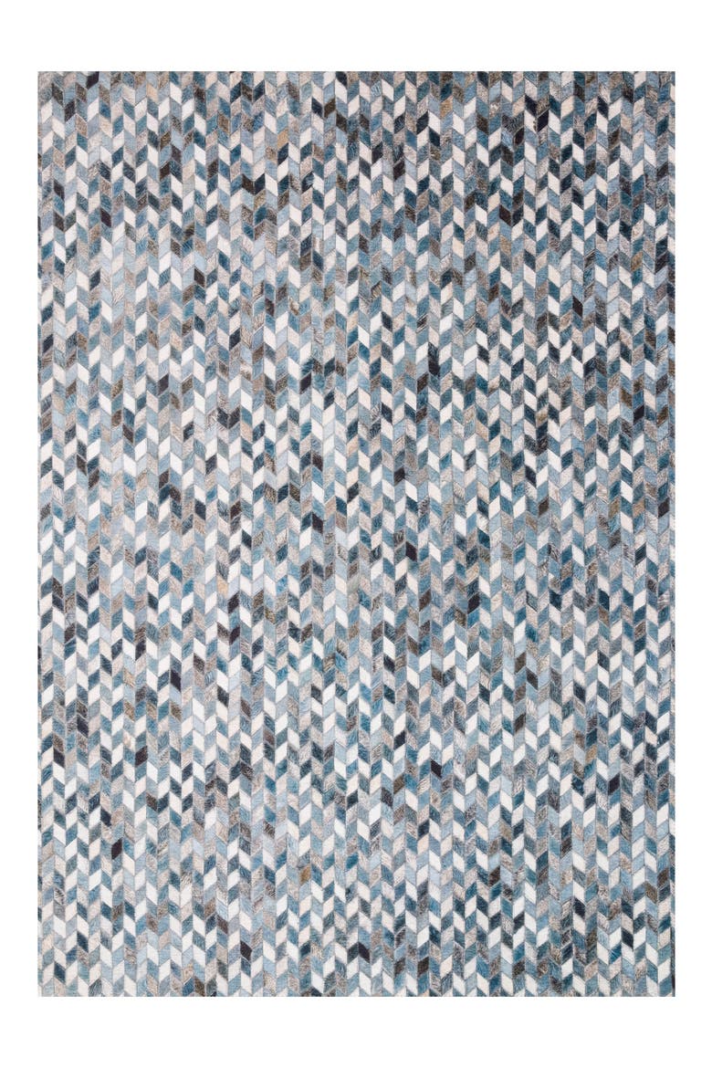 Maddox Collection Rug - Ocean/Grey - 8' x 10', Main, color, OCEAN / GREY