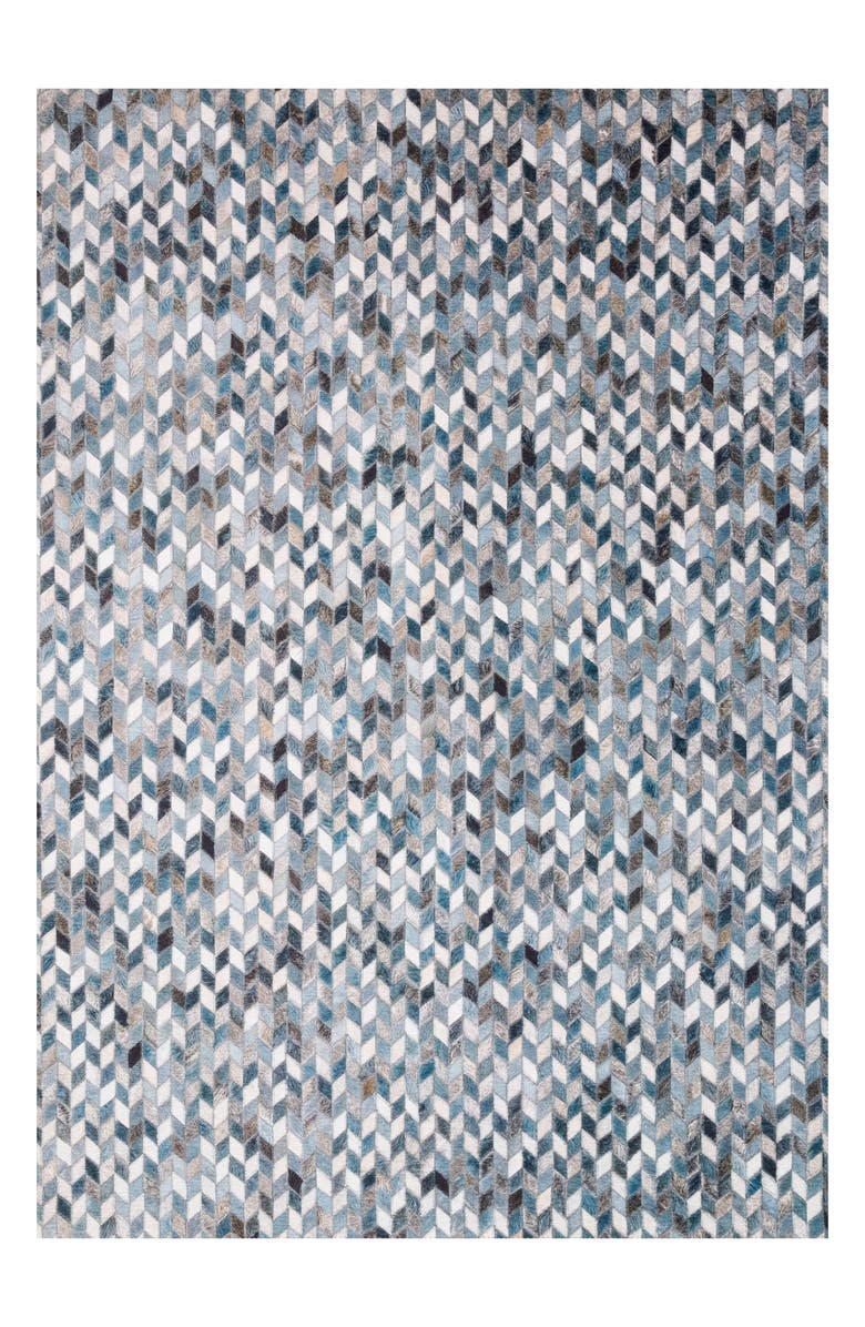 LOLOI Maddox Collection Rug - Ocean/Grey - 8' x 10', Main, color,